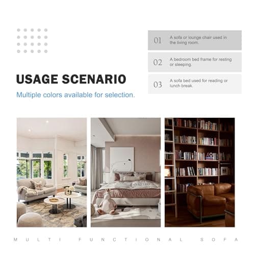 Modern 3-in-1 Sleeper Sofa Bed with Storage - Beige