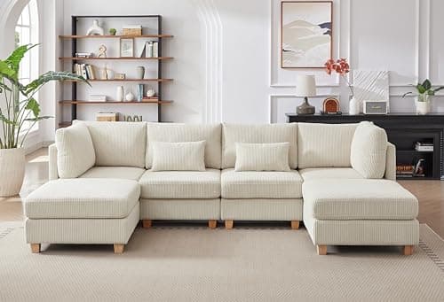 Modern L-Shaped Sectional Sofa Set for Living Room