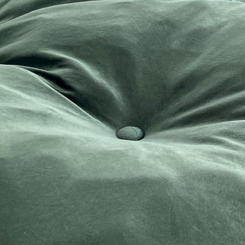 MAXYOYO Full Size Velvet Futon Mattress, Shredded Foam Filling, Black