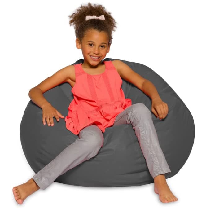 Posh Creations White Stars Bean Bag Chair - Large