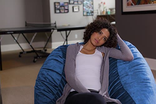 Royal Blue Memory Foam Bean Bag Chair - Ultra Soft & Plush 4'