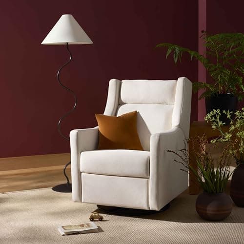 Babyletto Kiwi Power Glider Recliner, GREENGUARD Gold Certified, Cream