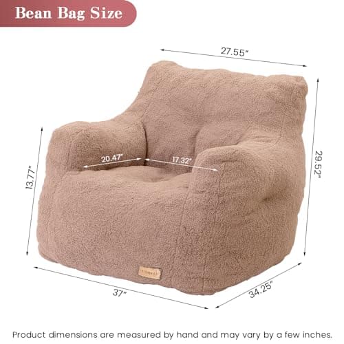 Memory Foam Bean Bag Sofa in Pink