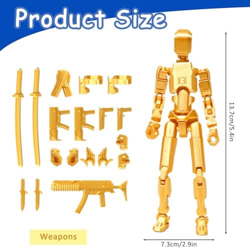 T13 Action Figure Accessories, Multijoint Movable Dummy 13 (5 Colors)