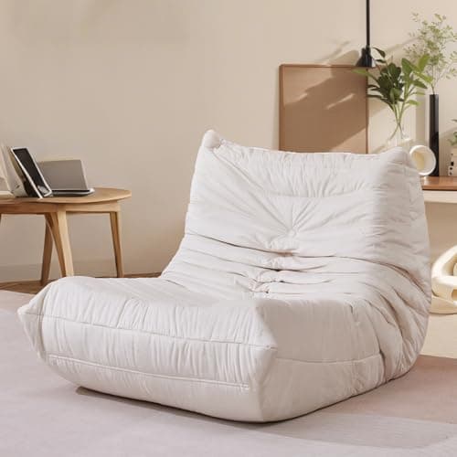 SlateGray Bean Bag Chair for Adults - Soft Dutch Velvet Sofa