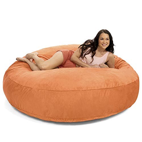 Jaxx 6 Foot Cocoon Bean Bag Bed & Chair, Charcoal
