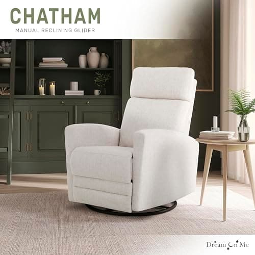 Dream On Me Chatham Basic Ecru FSC Certified Nursery Rocking Glider