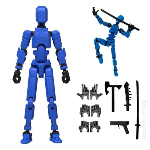 Titan 13 3D Printed Action Figure, Lucky Robot Gifts (9 PCS-ASSEMBLY REQUIRED)