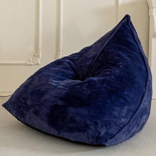 BYBYME Sherpa-Lined Giant Bean Bag Chairs for Adults & Teenagers
