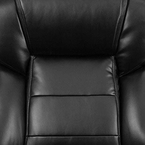 Hercules Series Black Swivel Office Chair with Loop Arms