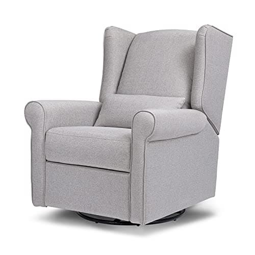 Misty Grey DaVinci Hayden Recliner & Swivel Glider, Greenguard Gold Certified