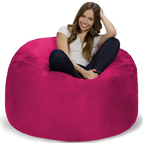 Charcoal Giant Chill Sack Bean Bag Chair - Memory Foam Sofa