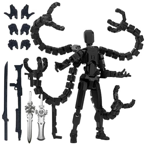 3D Printed T13 Multi-Jointed Action Figure for Game Lovers