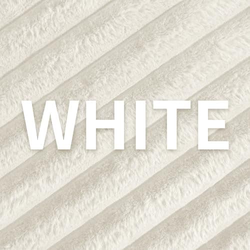 Homguava 3 FT Memory Foam Bean Bag Chair, White