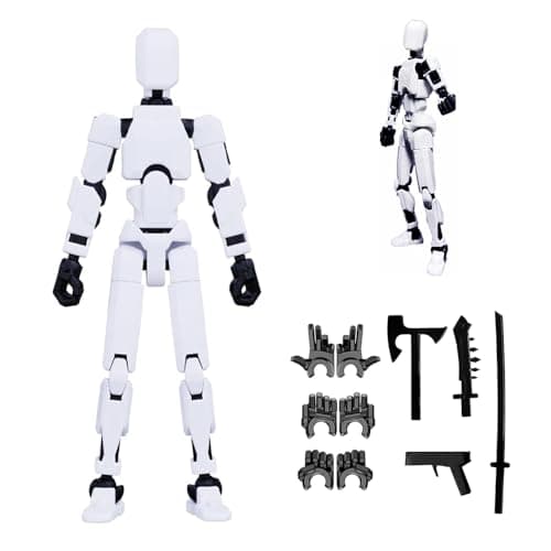 Titan 13 3D Printed Action Figure, Lucky Robot Gifts (9 PCS-ASSEMBLY REQUIRED)