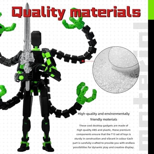 3D Printed T13 Multi-Jointed Action Figure for Game Lovers