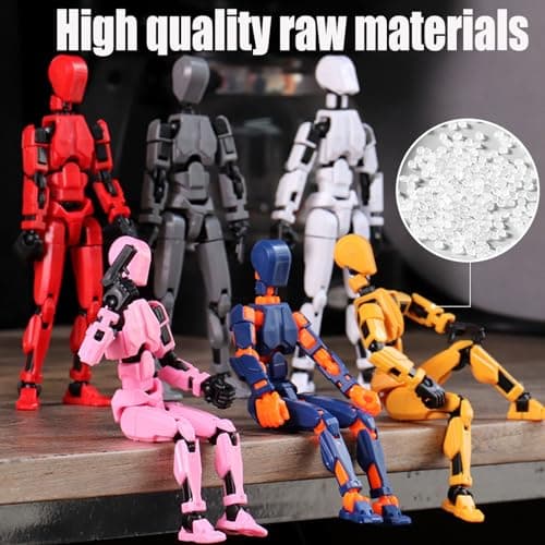 Titan 13 3D Printed Action Figure, Lucky Robot Gifts (9 PCS-ASSEMBLY REQUIRED)