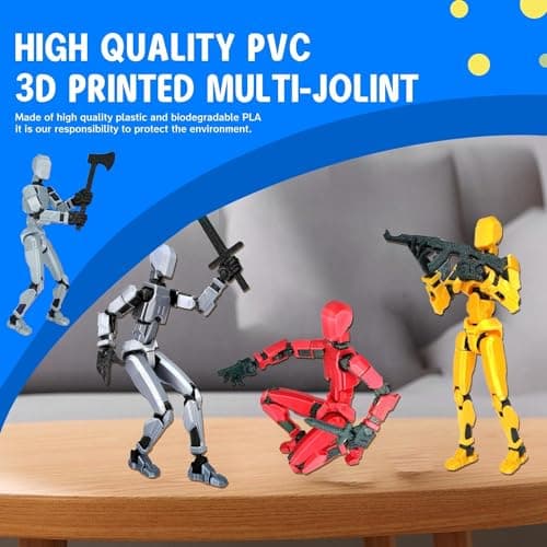 MerryXD T13 Dummy Nova Tintan Lucky 3D Printed Action Figure