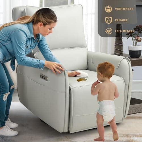 Electric Reclining Rocking Chair, Nursery & Living Room Glider