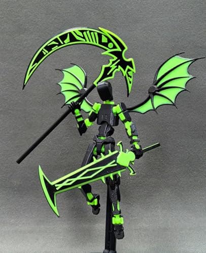 Titan 13 Robot Action Figure Set for Collectors, Green