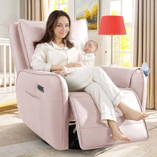 Electric Reclining Rocking Chair, Nursery & Living Room Glider