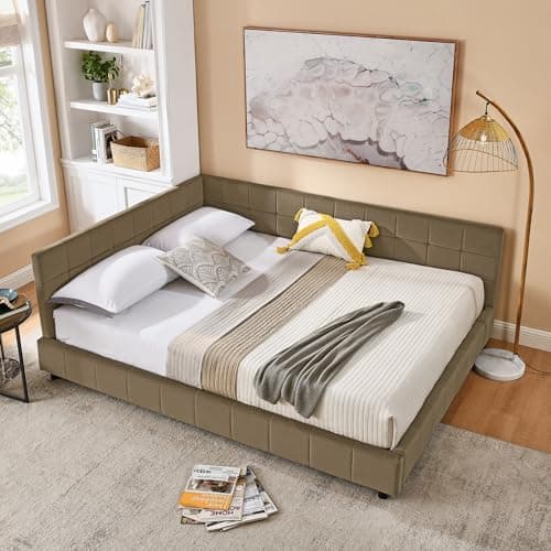 Pop-Up Twin Daybed with USB Port & Velvet Frame for Guest or Living Room