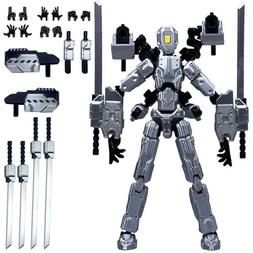 Luminous 8-inch Lucky 13 Action Figure, Nova T-13 Dummy 13 Mobile Robot Toys