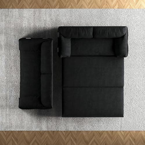 FANYE 63.8" Living Room Queen Sofabed 3-in-1 Convertible Sleeper Sofa