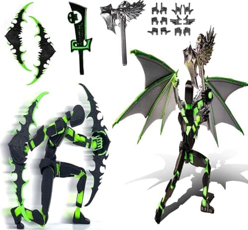 3D Printed T13 Multi-Jointed Action Figure Gift for Collectors (2PCSY-C)