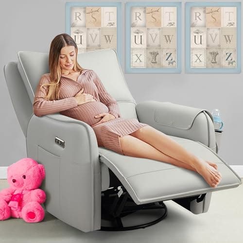 Electric Reclining Rocking Chair, Nursery & Living Room Glider