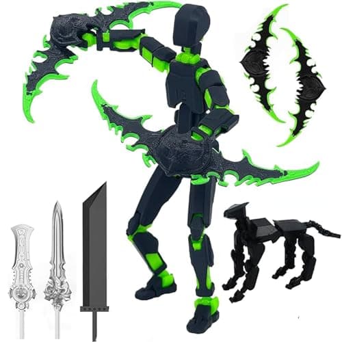 3D Printed T13 Multi-Jointed Action Figure Gift for Collectors (2PCSY-C)
