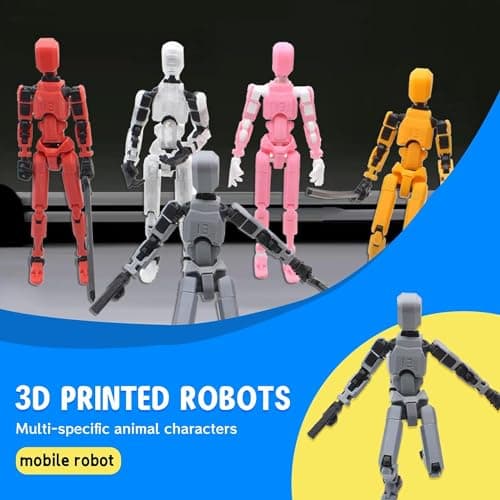 MerryXD T13 Dummy Nova Tintan Lucky 3D Printed Action Figure