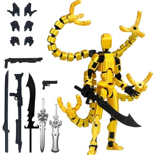 3D Printed T13 Multi-Jointed Action Figure for Game Lovers