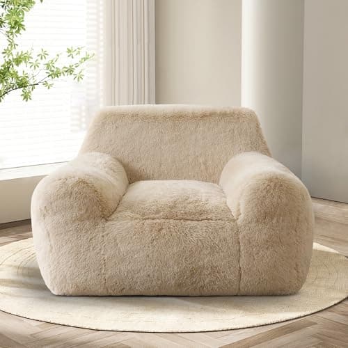 Hobestluk Giant Armrest Bean Bag Chair for Adults
