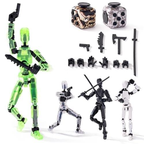 Titan 13 Action Figure Set - 4PCS 3D Printed Toys Fun & Educational