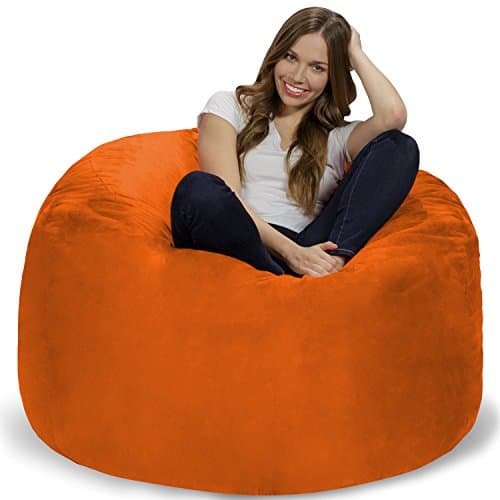 Charcoal Giant Chill Sack Bean Bag Chair - Memory Foam Sofa