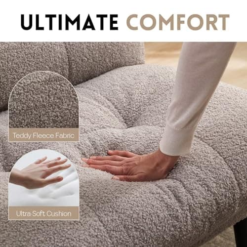 Modern Splitback Futon Couch Bed with Adjustable Backrest, Grey