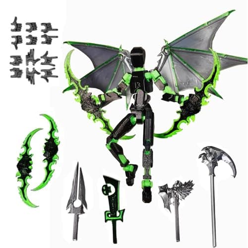3D Printed T13 Multi-Jointed Action Figure Gift for Collectors (2PCSY-C)