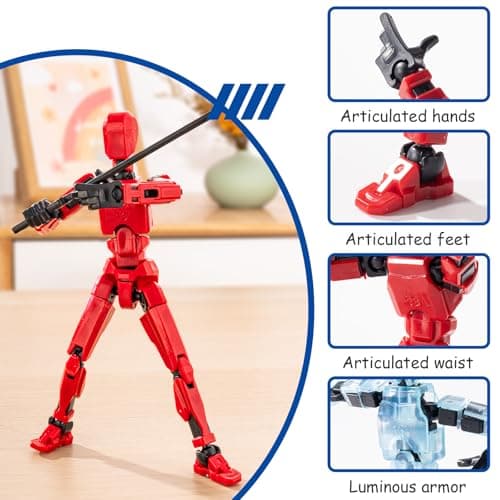 Titan 13 Action Figure Set - 4PCS 3D Printed Toys Fun & Educational