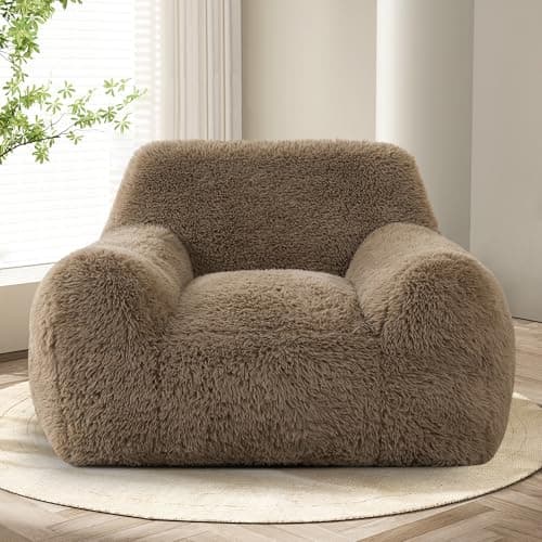 Hobestluk Giant Armrest Bean Bag Chair for Adults