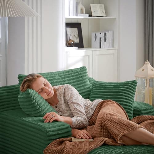 Modern Oversized Chaise Lounge Sofa Bed for Living Room or Bedroom Apartment