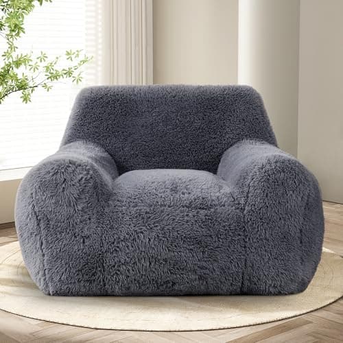Hobestluk Giant Armrest Bean Bag Chair for Adults