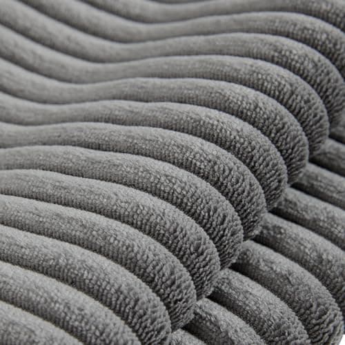 Beige 3 Seater Cloud Couch: Modern Sleeper Sofa for House or Apartment