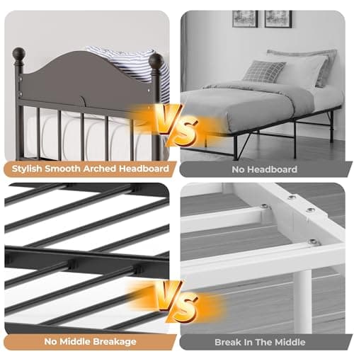 Stylish Metal Twin Size Daybed with Trundle for Living Room, Bedroom and Guest Room, Heavy Duty Steel Slats Platform, Black
| Pop Up Foldable Trundle Daybed with Headboard, Metal Twin Size Day Bed for Bedroom and Guest Room, Black
| Heavy Duty Steel