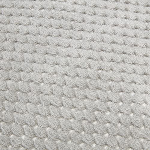 HABUTWAY Grey Queen Giant Chenille Bean Bag Chair, Ultra Soft & Convertible
