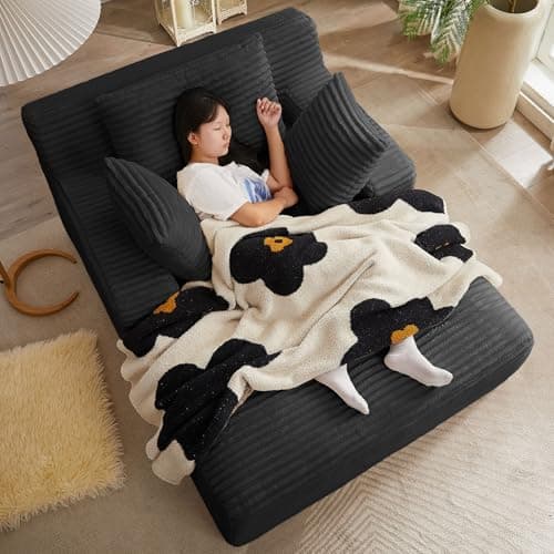 Oversized Chaise Lounge Chair for Living Room with 3 Comfy Pillows