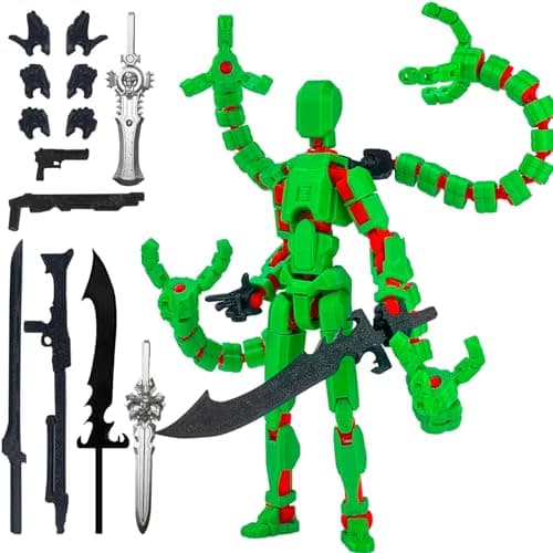 3D Printed T13 Multi-Jointed Action Figure for Game Lovers
