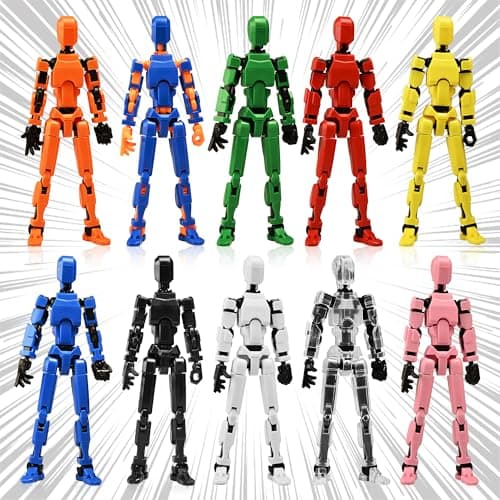 Shoulder Armor Upgrade 10pcs Lucky 13 Action Figures, 4 Weapons & 3 Hand-Shapes