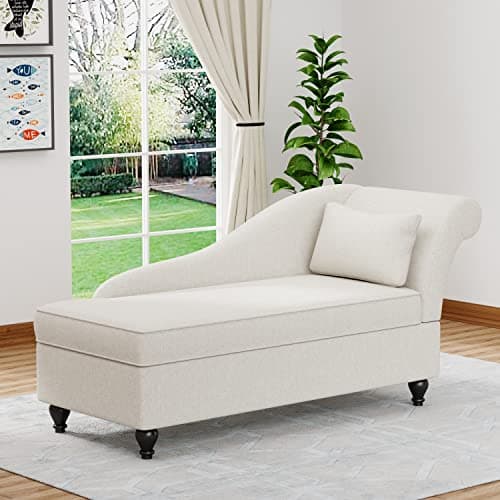 Yongqiang Tan Upholstered Right Arm Recliner Chaise Lounge Living Room Bedroom