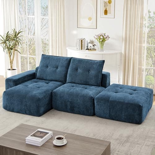 Modern Grey Cloud Foam L-Shaped 3 Seater Modular Sofa for Living Room.jpg